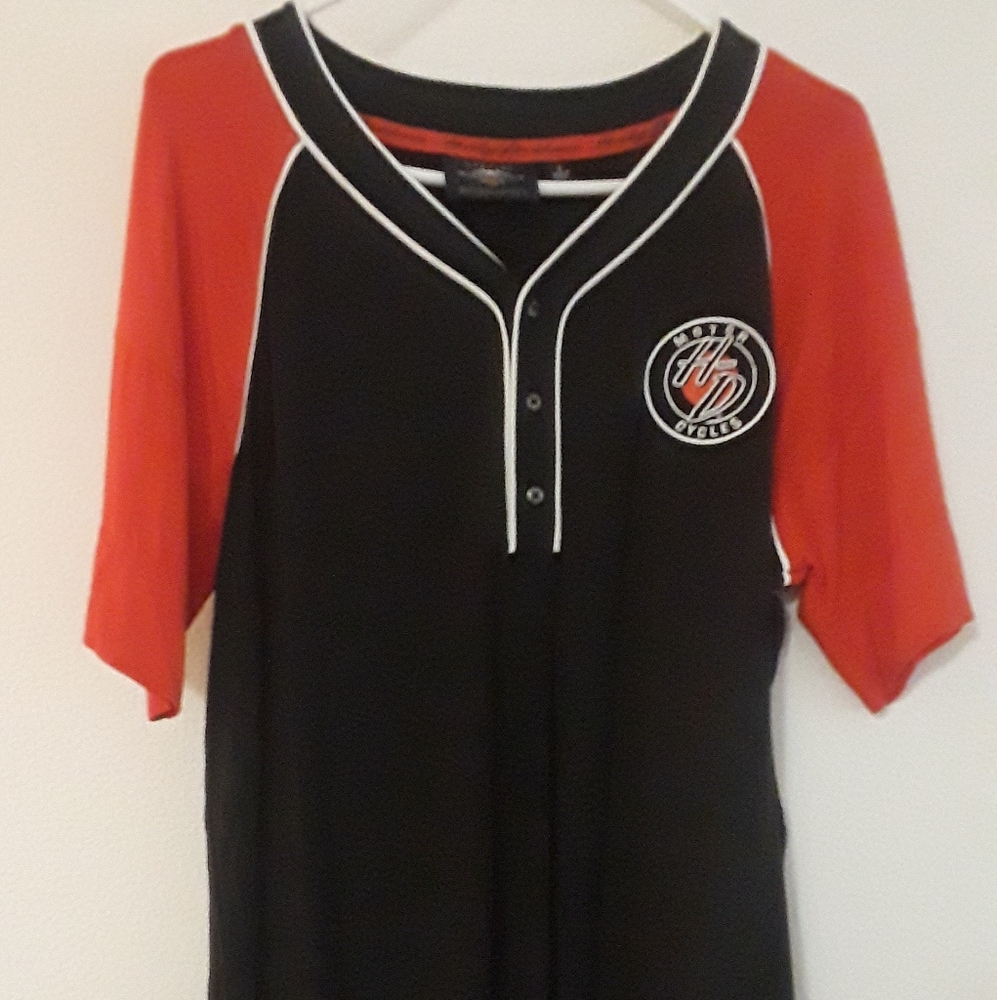 HARLEY DAVIDSON MEN'S BLACK JERSEY size XL